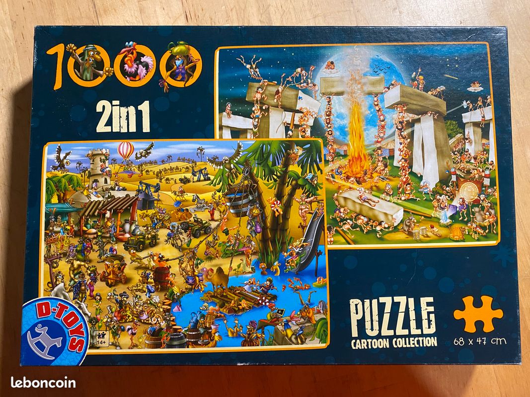 Lot de 3 puzzles 1000 pièces (image 4)