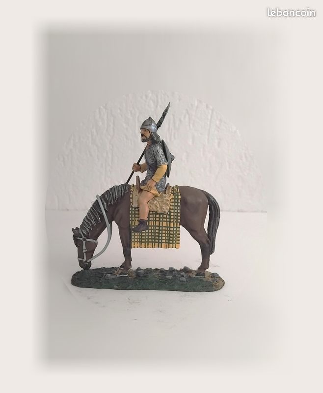 Soldat de plomb figurine cavalier Picte, VIII siècles du moyen âge (image 2)