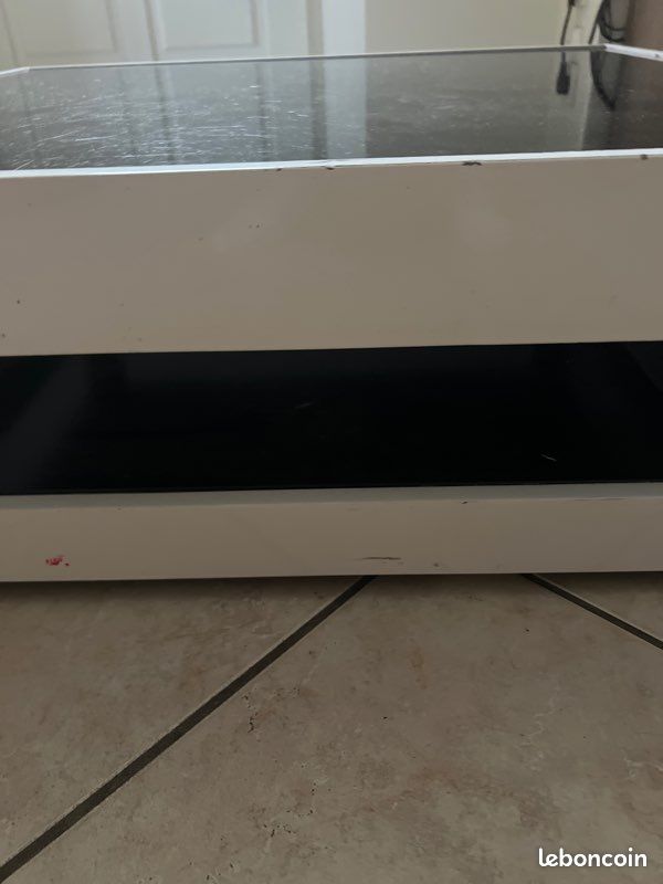 Table, basse, noire et blanche (image 8)