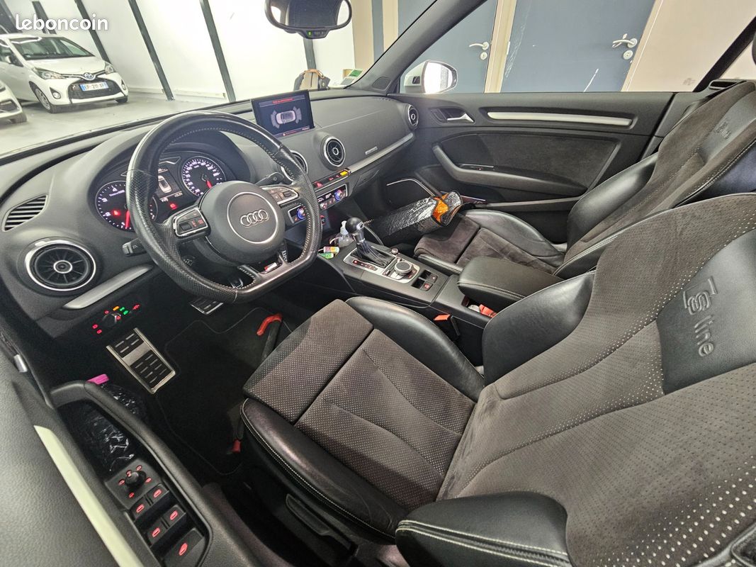 Audi A3 CABRIOLET Sportback S line 184ch quattro S-tronic / régulateur de vitesse auto adaptatif / siege chauffant /drive slect / climatisation bi-zone / feux automatique (image 14)
