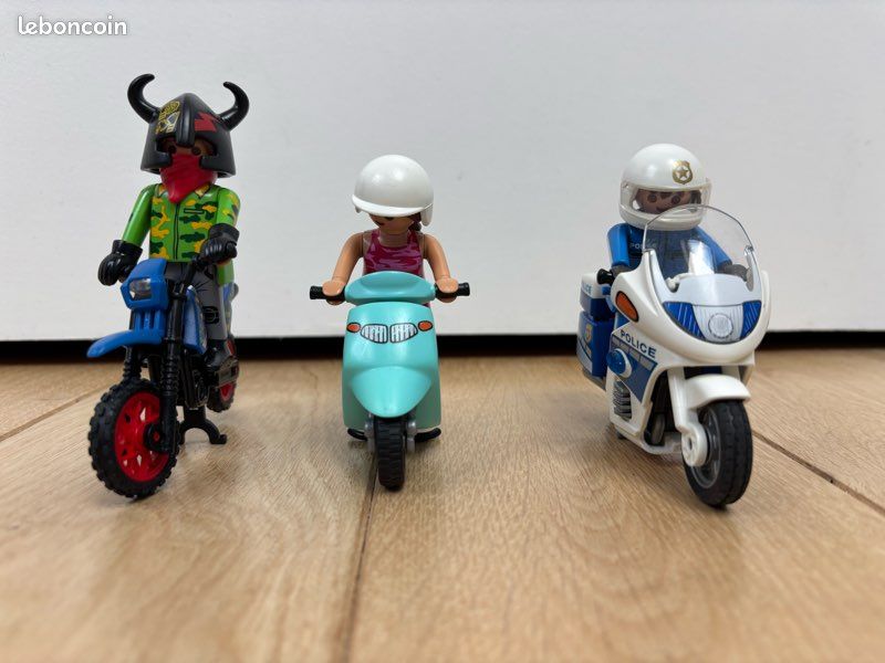 Lot 3 moto playmobil (image 2)
