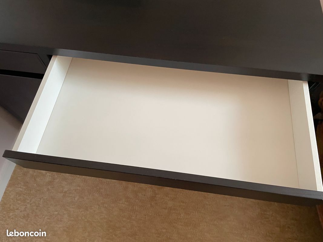 Bureau brun noir MICKE Ikea (image 5)