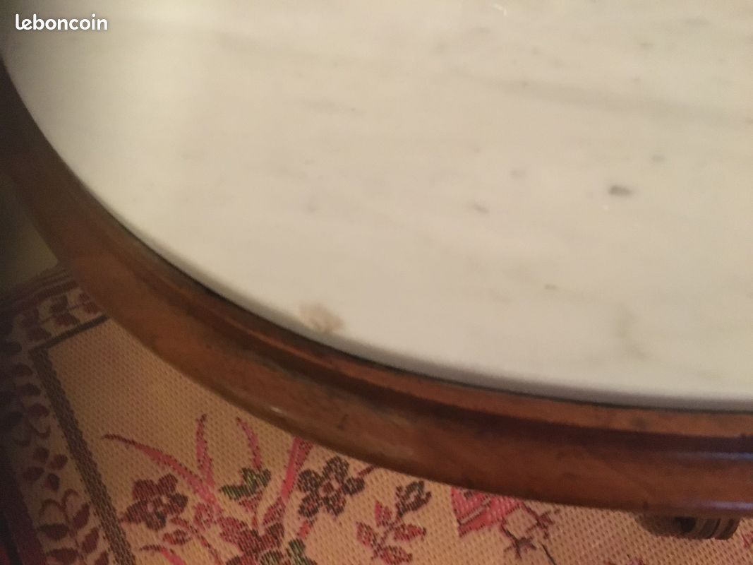 TABLE VIOLON NAPOLEON III dessus Marbre (image 4)