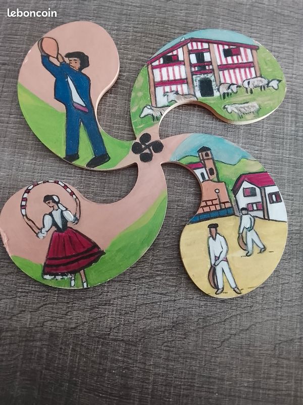 Peinture sur Palas et Croix Basques (image 3)