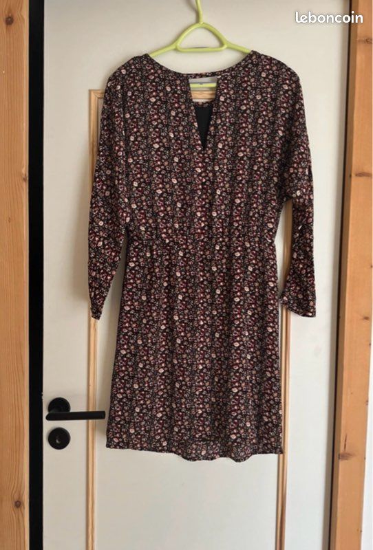 Robe Longue Occasion Pepe Jeans - Taille M, Multicolore, En Très Bon état