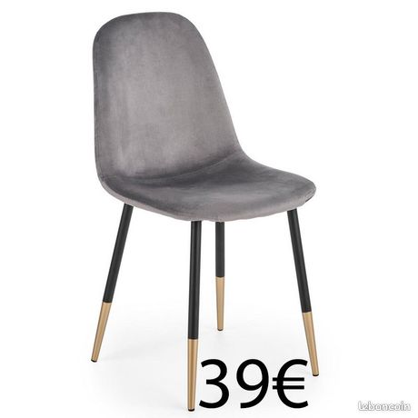 Lot de 2 chaises velours, inès La Redoute Interieurs