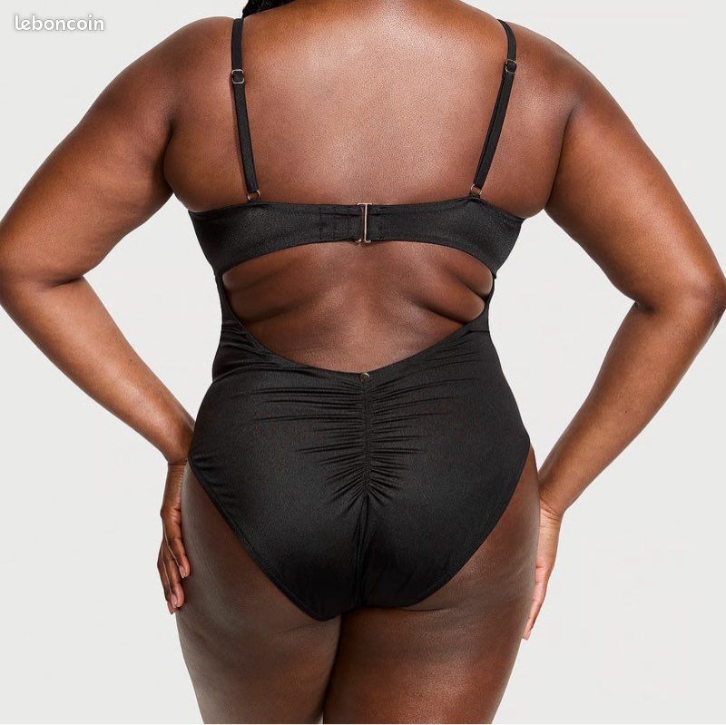 Victoria’s Secret – Maillot 1 pièce knotted noir • XXL • Neuf étiquette (image 2)