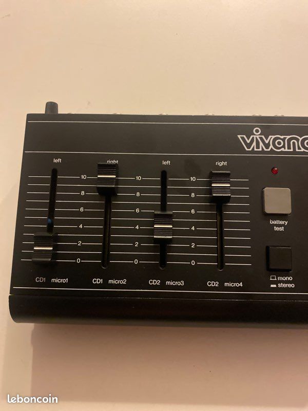 Petite table de mixage vivanco Mx 370 (image 4)