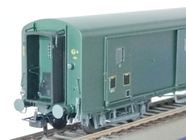 Fourgon à Bogies, Ex-PLM - Ree Modeles VB362 - Métallisé, Vert 306 Toit Noir Sncf Feux Fonctionnels