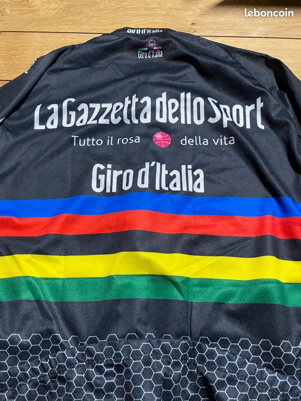 Maillot De Cycliste Rosti PMP Italia - Taille L, Fermeture éclair Avant, Fabriqué En Italie