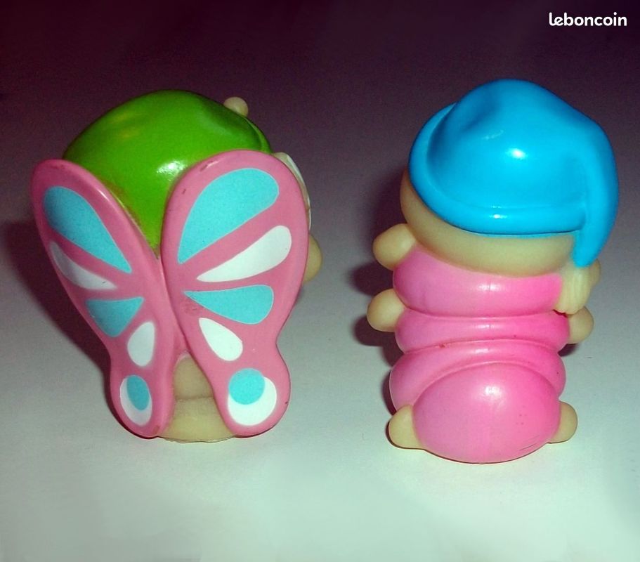 Figurines Vintage Playskool 1985 - Les Luxioles Glow (GLO-FRIENDS) - Collection Rétro