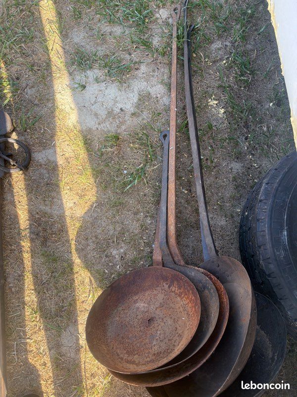 Lot de 5 poêle ancienne (image 2)