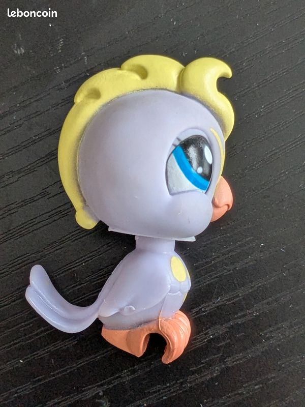 Figurine Littlest Pet Shop Cacatoès 1729 D'occasion - Idéal Pour Collectionneurs