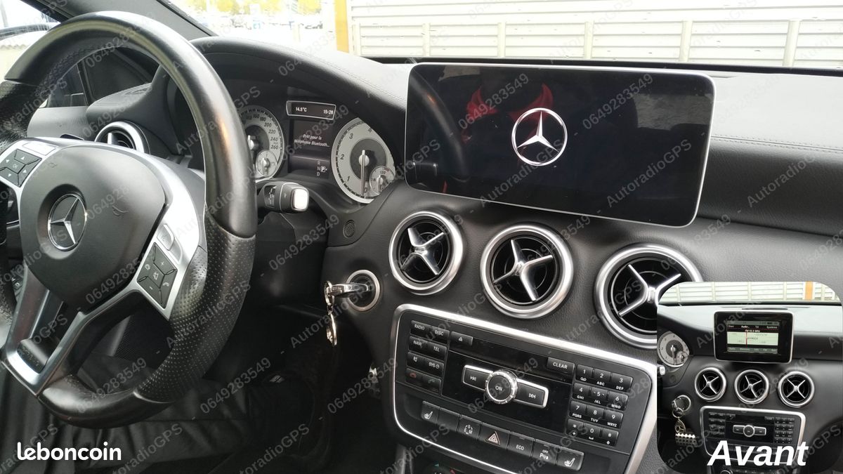 ECRAN TACTILE style origine MERCEDES-BENZ CLASSE A W176 - B - CLA - C - GLA - GLC - CLK CarPlay Android Auto (image 2)