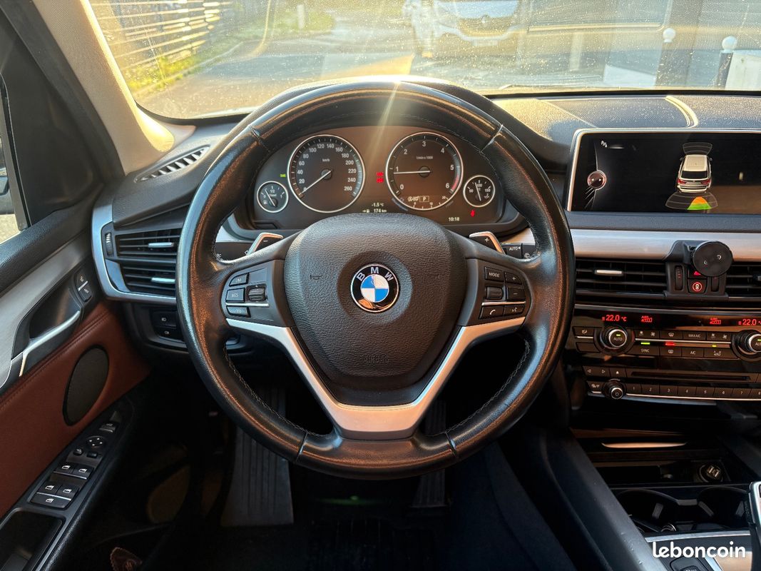 BMW X5 F15 25D 231 ch BVA8 Lounge Plus / 7 places / Sièges Electriques à mémoire... (image 10)