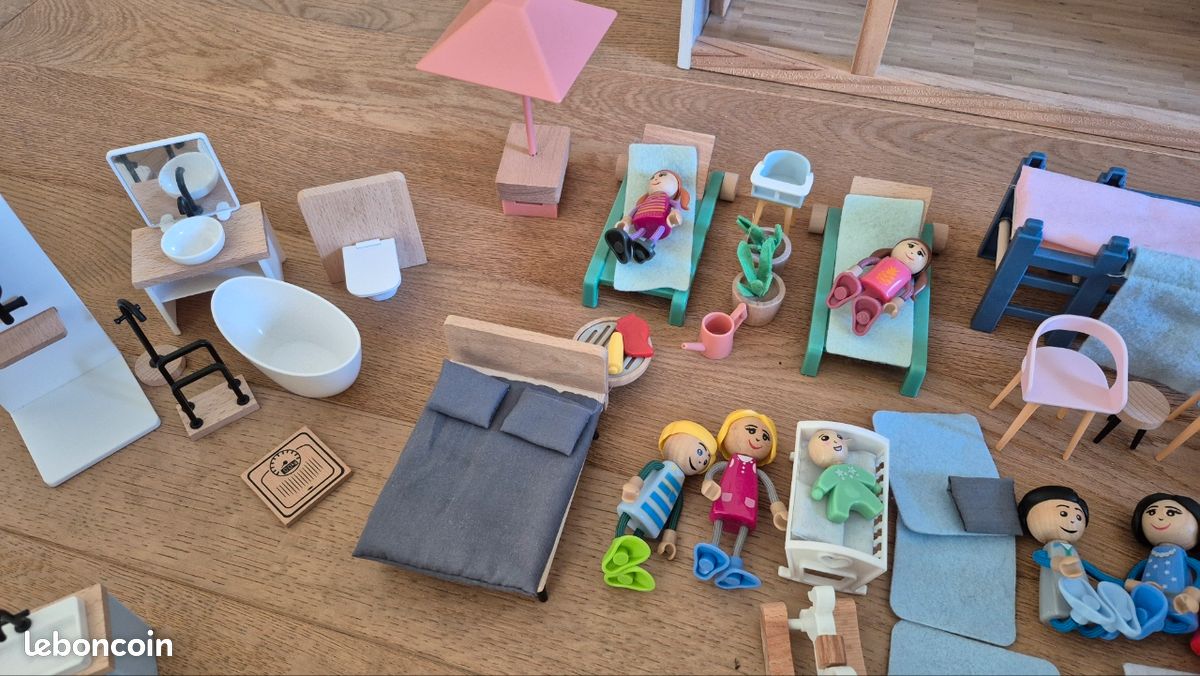 Maison de poupée avec accessoires NEUVES (image 8)