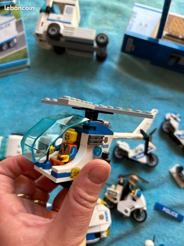 Gros lot de véhicules LEGO City Police + notices TBE (image 10)