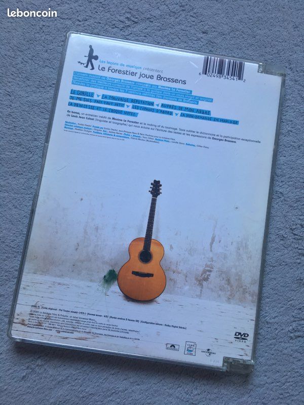 DVD - Les leçons de musique « Maxime le Forestier joue Brassens » (image 2)