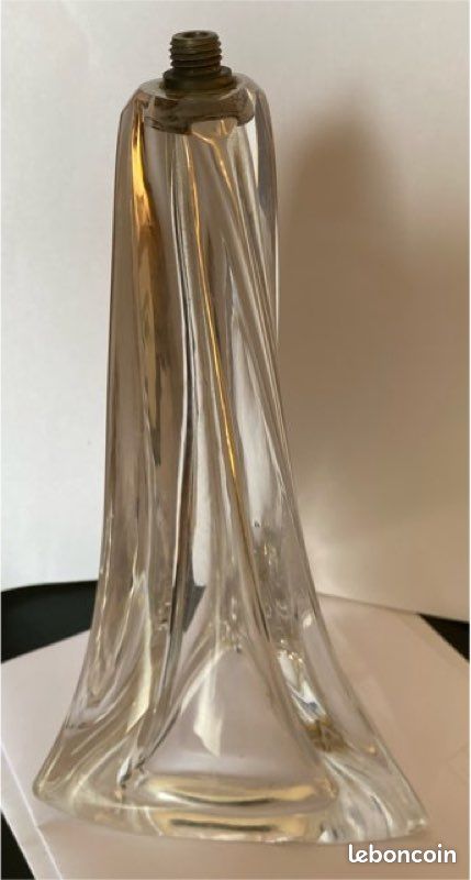 Pied de lampe en cristal daum France années 1960.1970 - Antiquités