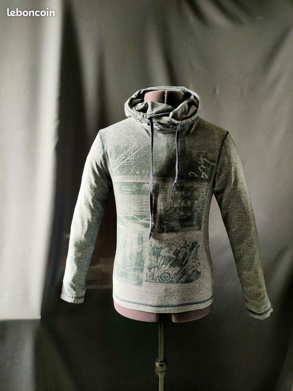 Pull/Gilet Armand Thiery Taille 42/XL Gris - Occasion Bon/très Bon état