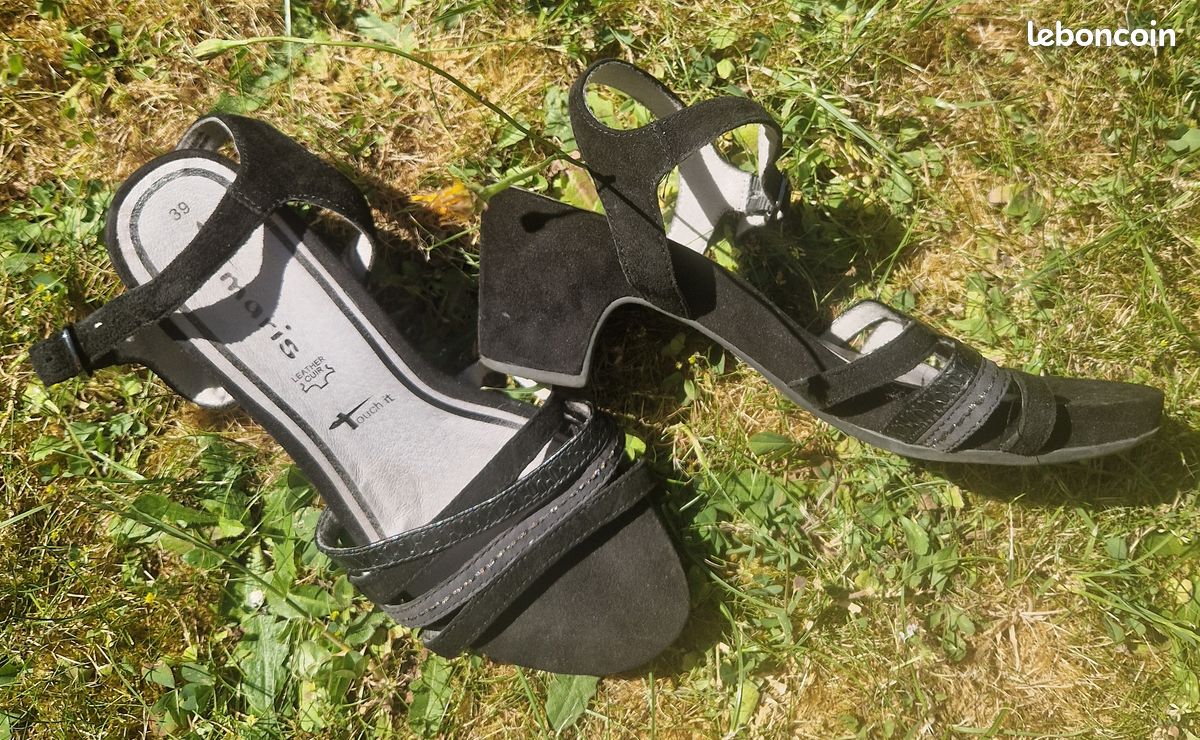 Sandales tamaris taille 39 coloris noir (image 2)