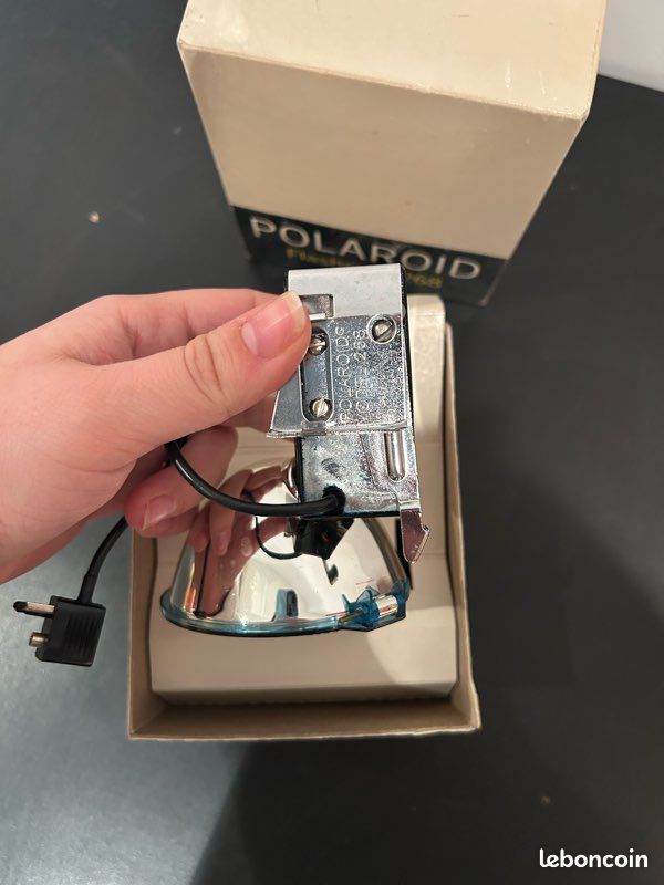 Flash Polaroid #268 – Ancien Modèle – Avec Boîte Et Notice – Non Testé