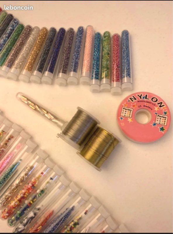 Perles D'espacement Pour La Fabrication De Bijoux, 1 Brin-lot, 6, 8