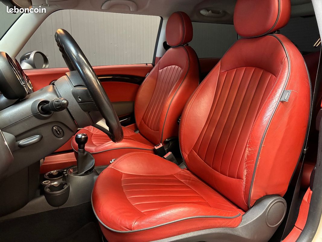 MINI MINI 1.6i - 170 Cooper S / INT CUIR ROUGE (image 8)