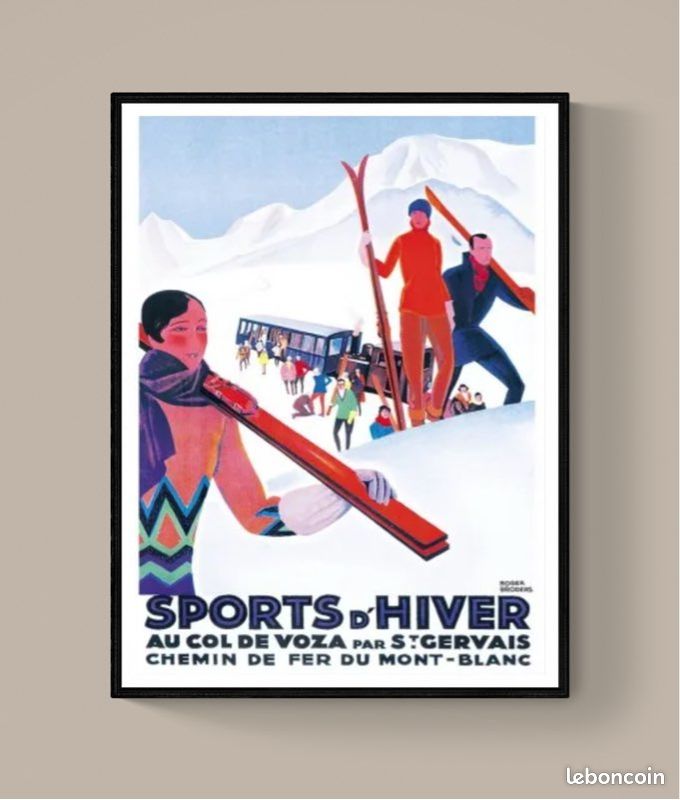 Insigne émaillé Ancien St-Gervais Ski Sports D'hiver - Bel état, Collection