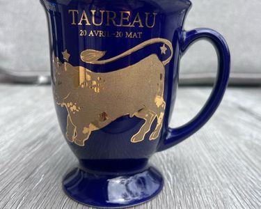 Mug Taureau - Tasse à Café Personnalisée Signe Du Zodiaque, 325 Ml, Fabrication Française