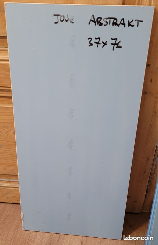 1 panneau de finition latérale IKEA ABSTRAK blanc brillant 37x86 neuf (image 1)