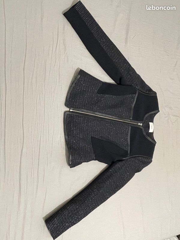 Veste/ Blaser femme bleu marine Zapa (image 1)