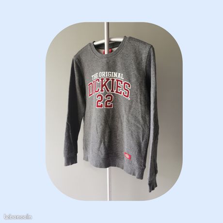 Sweat Homme Dickies Gris XL - Logo Imprimé, Coton, Excellent état