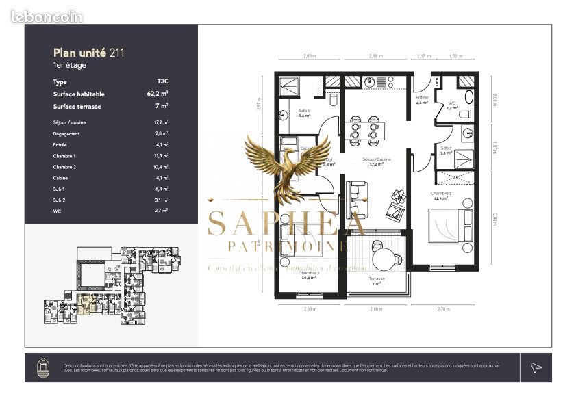 Appartement 3 pièces 62 m² · à Pianottoli-Caldarello · 62 m² · 538 000 €