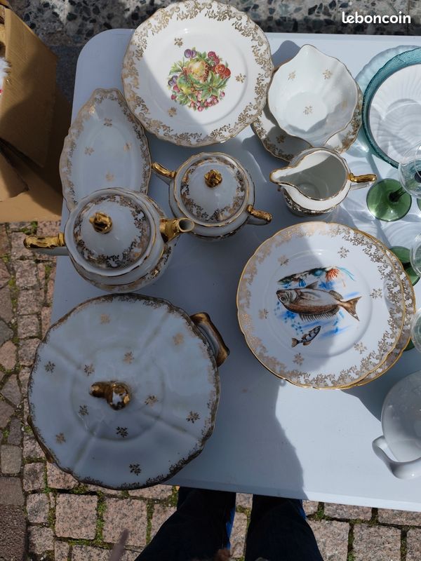 Lot de vaisselles vintage porcelaine de limoges (image 3)