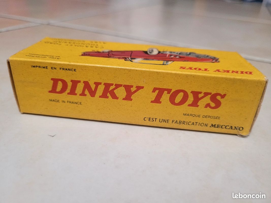 Dinky Toys N°555 – Ford Thunderbird Cabriolet – Boîte D’origine – France – 1:43