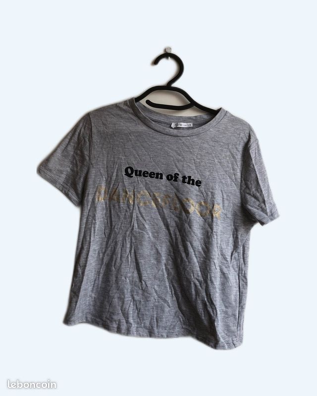 Teeshirt gris Gémo S (image 1)