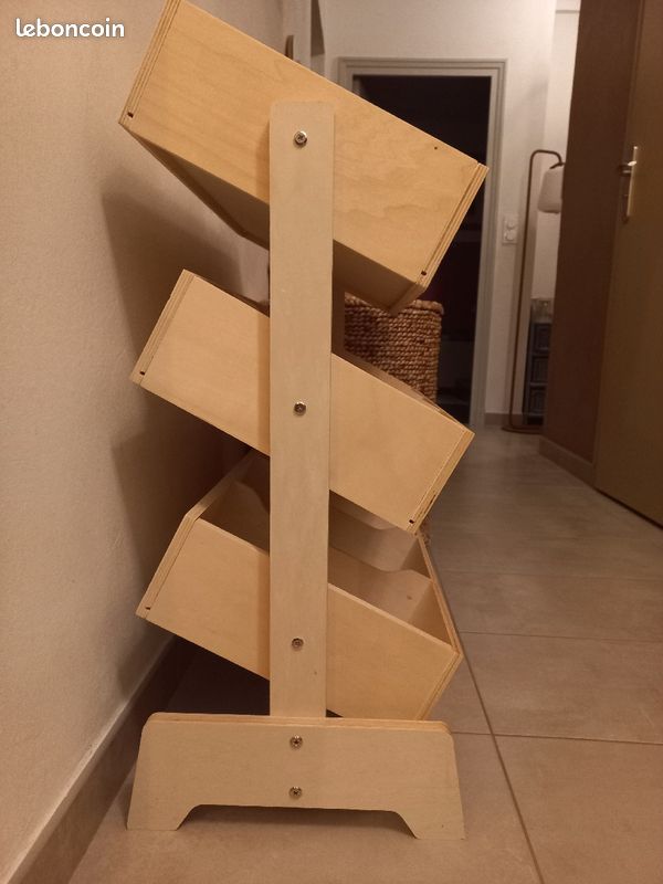 Meuble bois rangement à jouets Sklum (image 2)