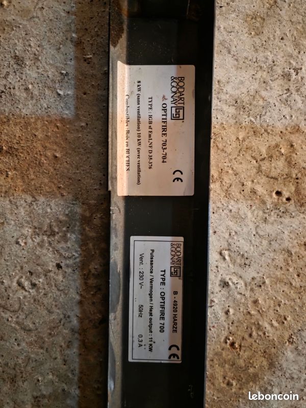 Insert bois haut de gamme Bodart & Gonay Optifire 700 + souffleur + conduit (image 11)
