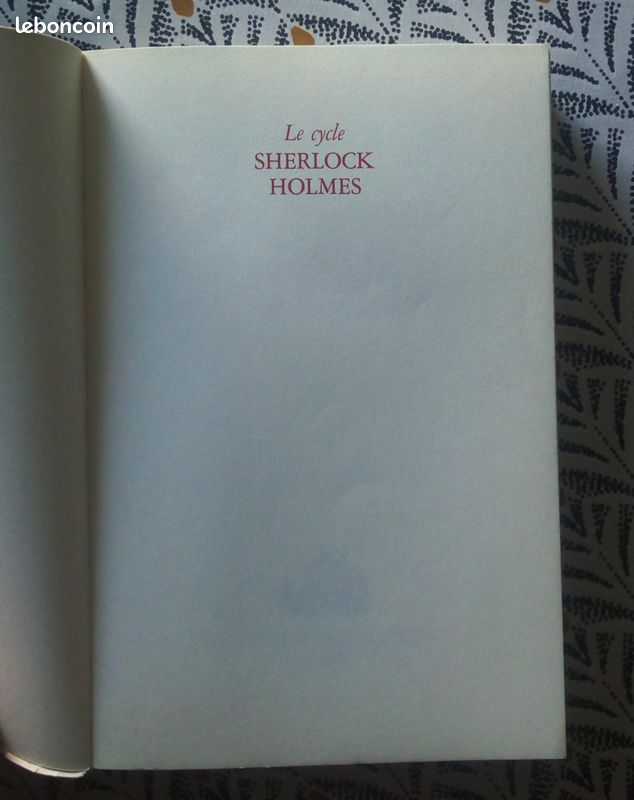 Le cycle Sherlock Holmes : Les aventures de Sherlock Holmes Robert Laffont 1975 (image 5)