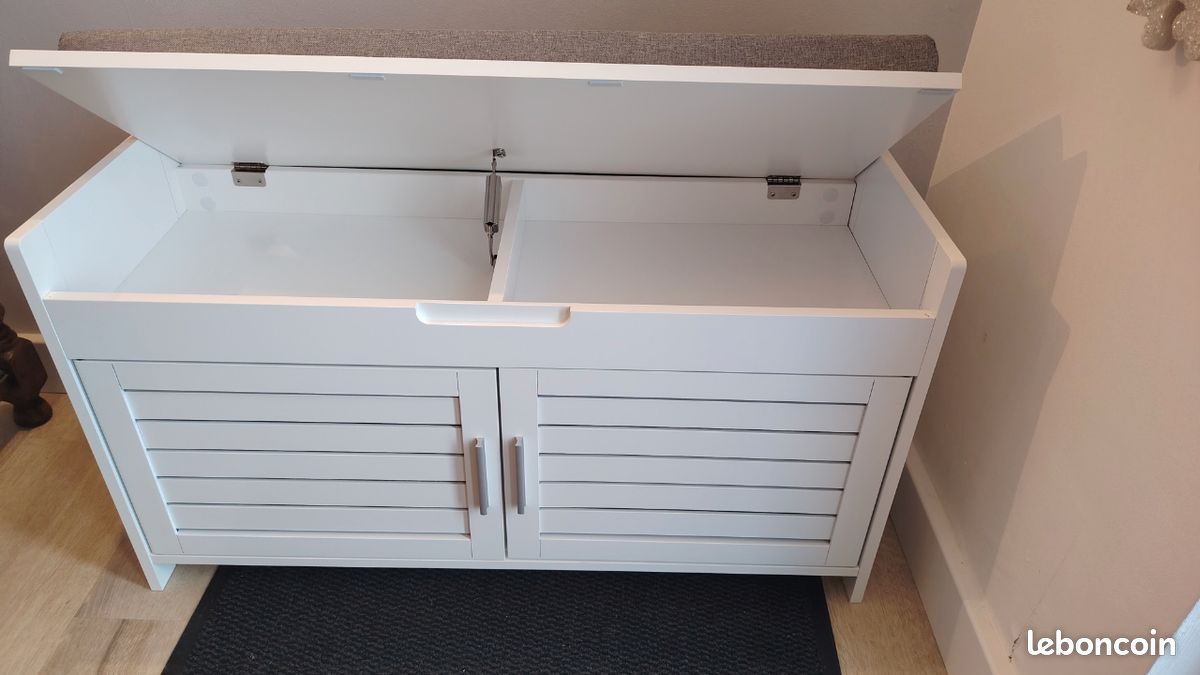 Meuble à chaussures avec banc (image 2)