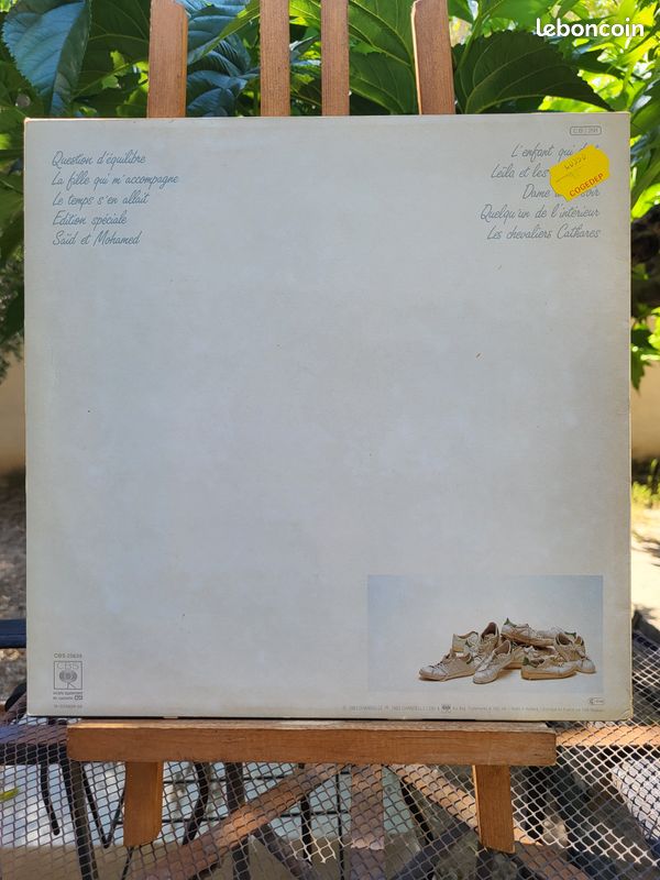 Francis Cabrel Quelqu’un de l’intérieur LP 33T EU 1983 Avec les Paroles (EX/EX) (image 2)
