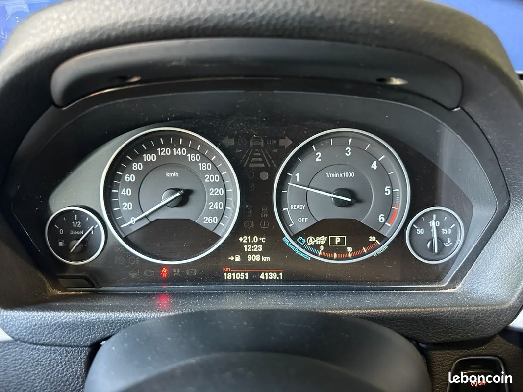 BMW Série 3 320 d 2.0 D 184ch Luxury - 2013 - 191 987 km - Boîte auto - (image 10)