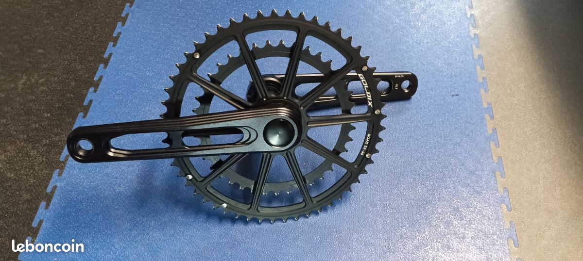 Campagnolo Pédalier Veloce Power-Torque 2x10v 39/52 Argent Longueur de