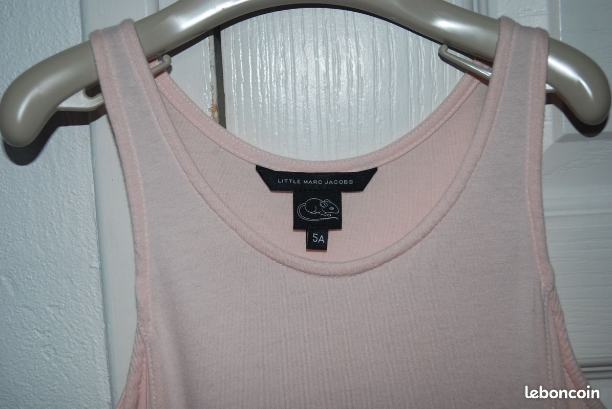 Fille 5 ans robe coton soie Little Marc Jacobs (image 3)