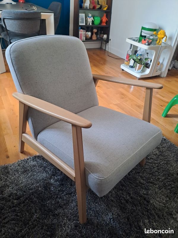 Fauteuil design type scandinave (image 2)