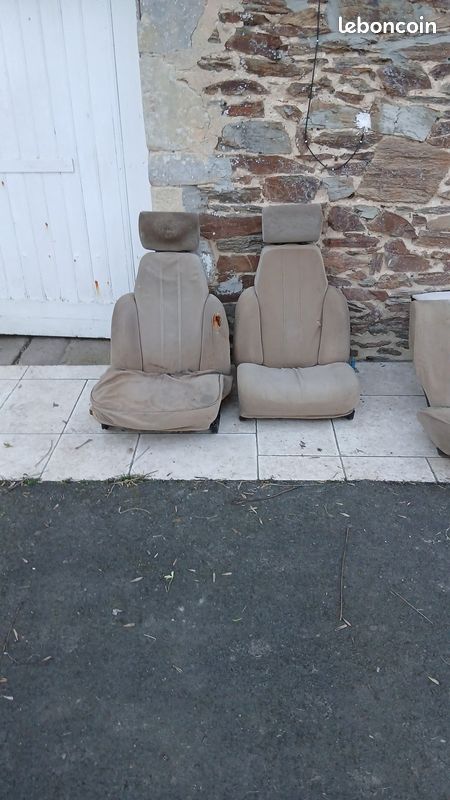 Sièges Renault 5 GTL d’origine + banquette arrière – À restaurer (image 3)