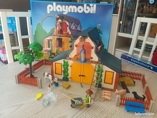 Lot De Pièces Playmobil Vintage Ferme - Réf. 3072, 1999