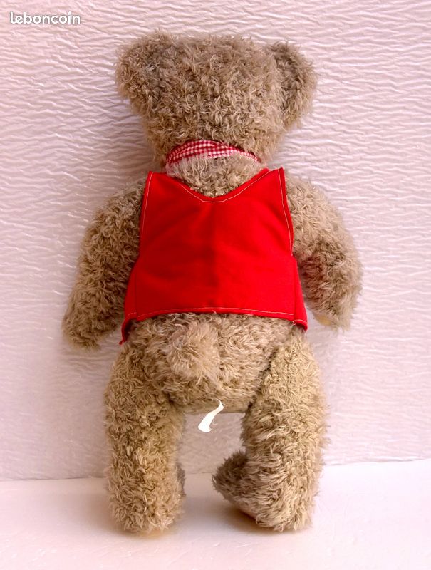 Peluche Moulin Roty Maman Ours - 38 Cm - Douce Et Câline - POU044