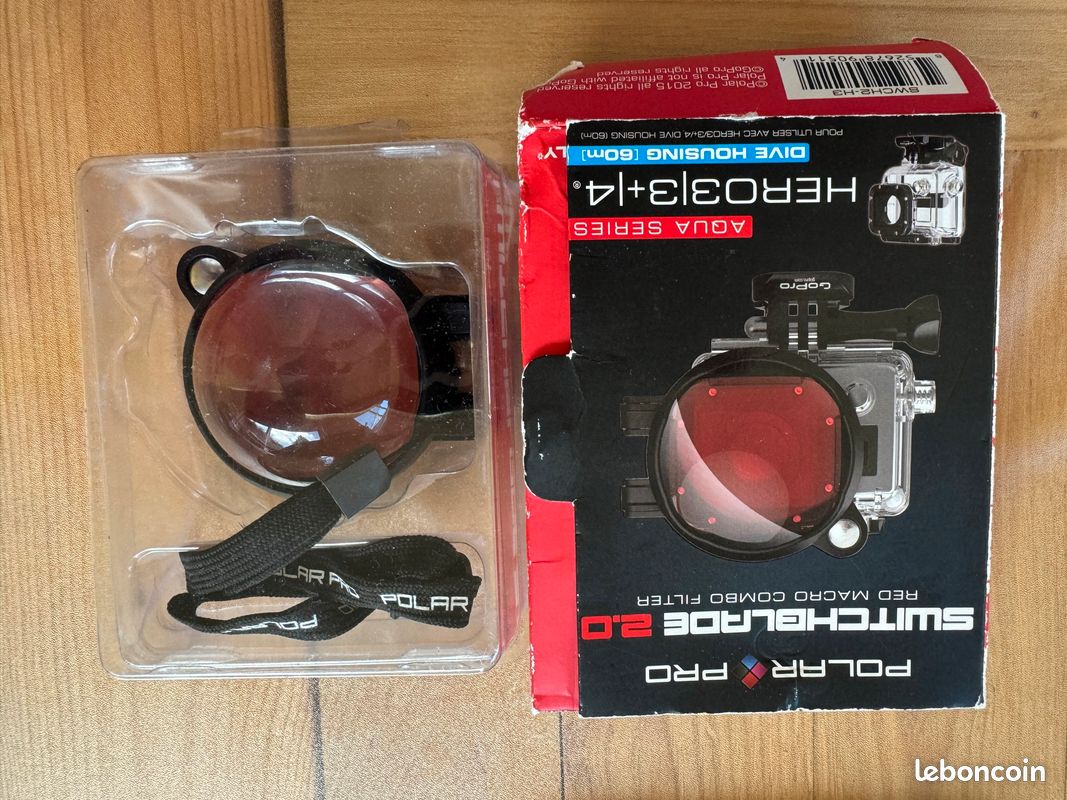 Caméras GoPro Hero 3+ Black Édition avec nombreux accessoires pour la plongée (image 5)